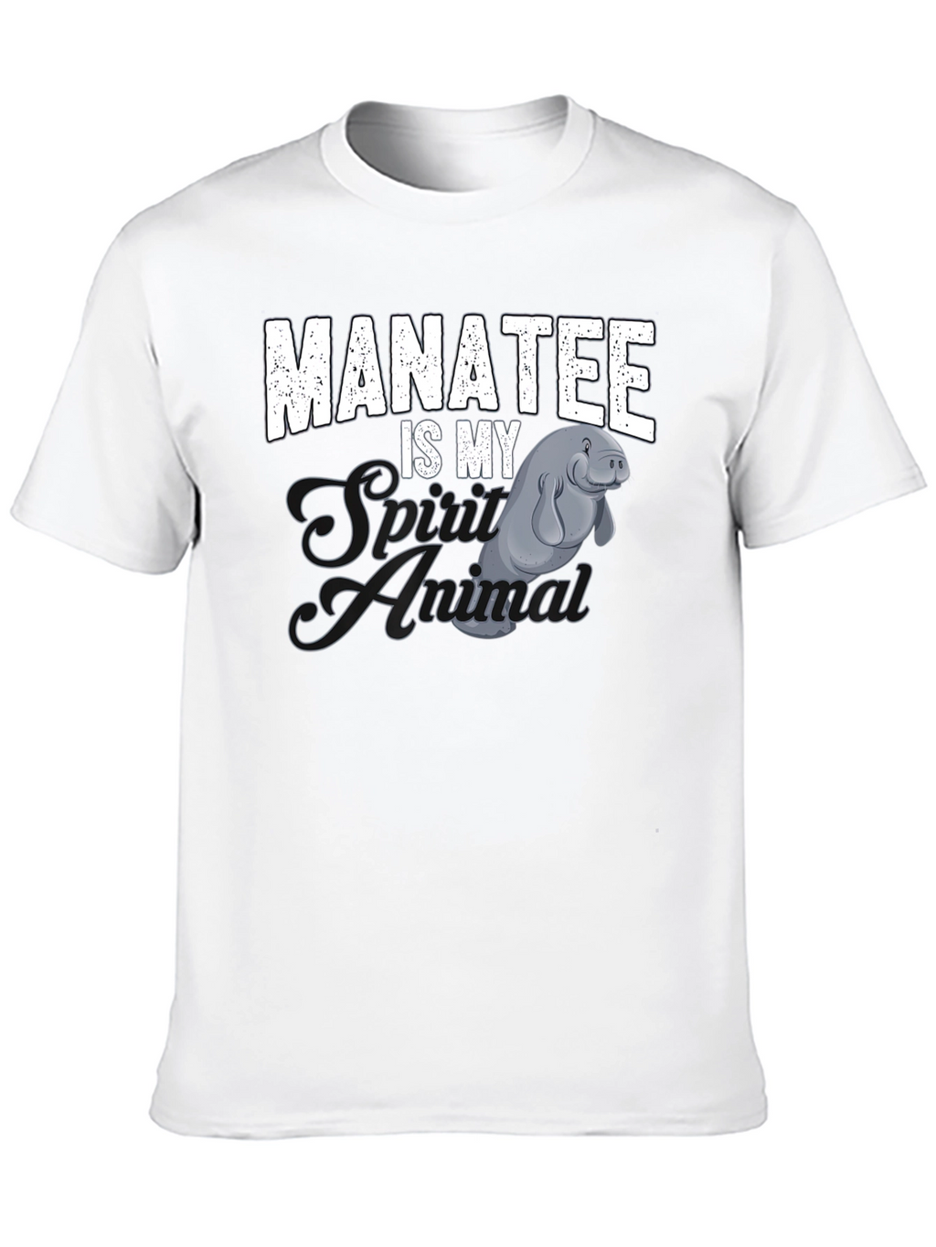 Manatee Spirit Animal Graphic Tee