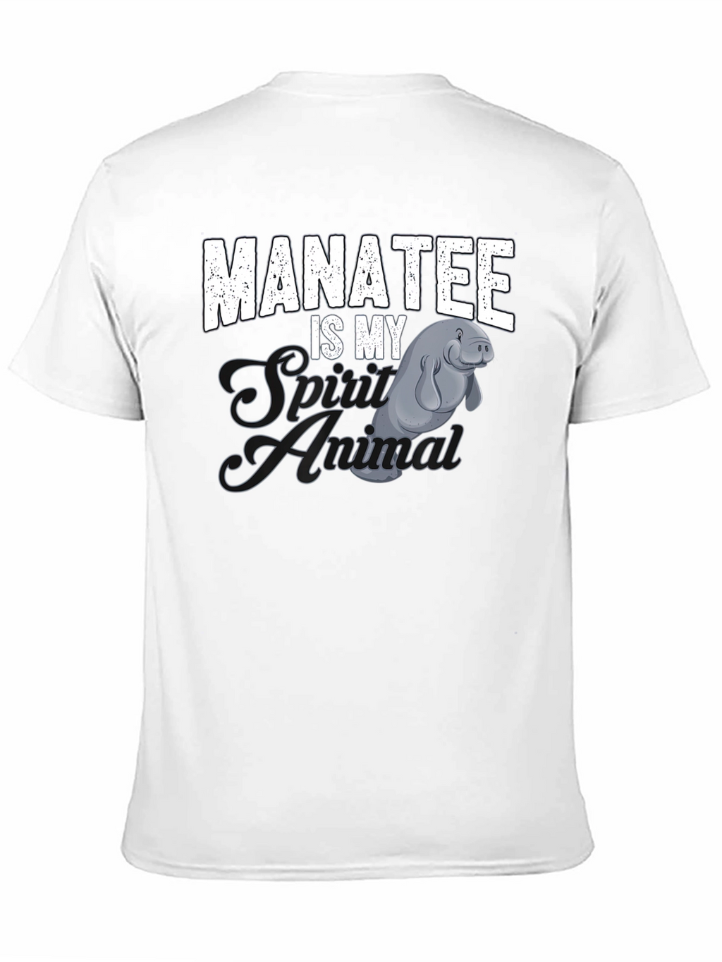 Manatee Spirit Animal Graphic Tee
