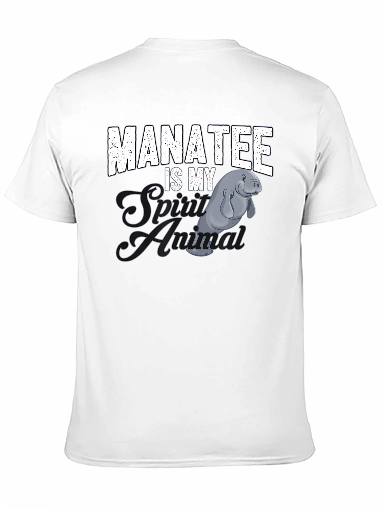 Manatee Spirit Animal Graphic Tee