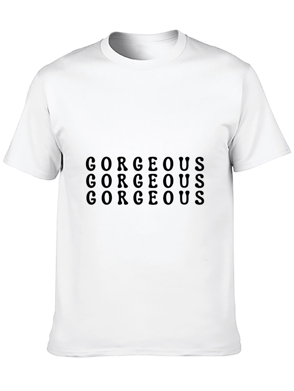 Gorgeous Graphic Tee - Stylish Black T-Shirt