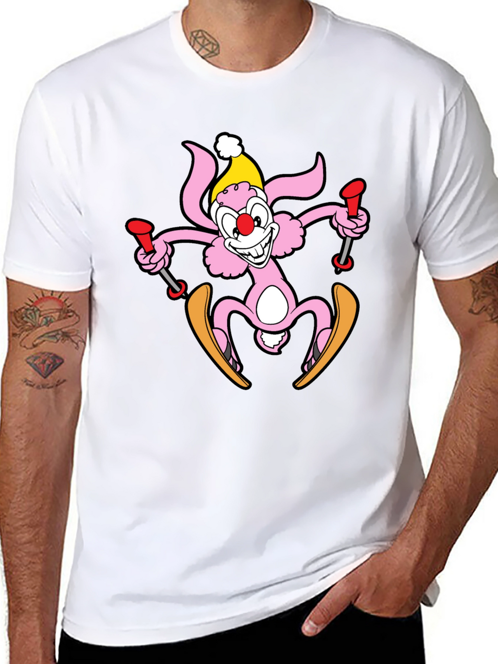 Skiing Bunny T-Shirt