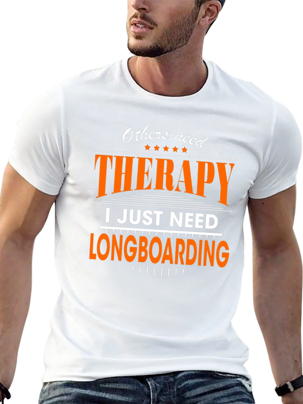 Therapy Longboarding Graphic T-Shirt
