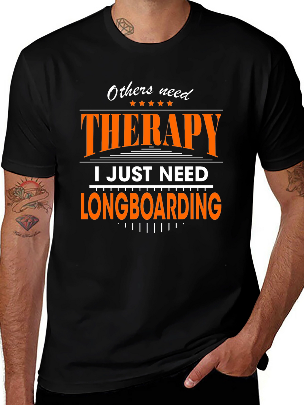 Therapy Longboarding Graphic T-Shirt