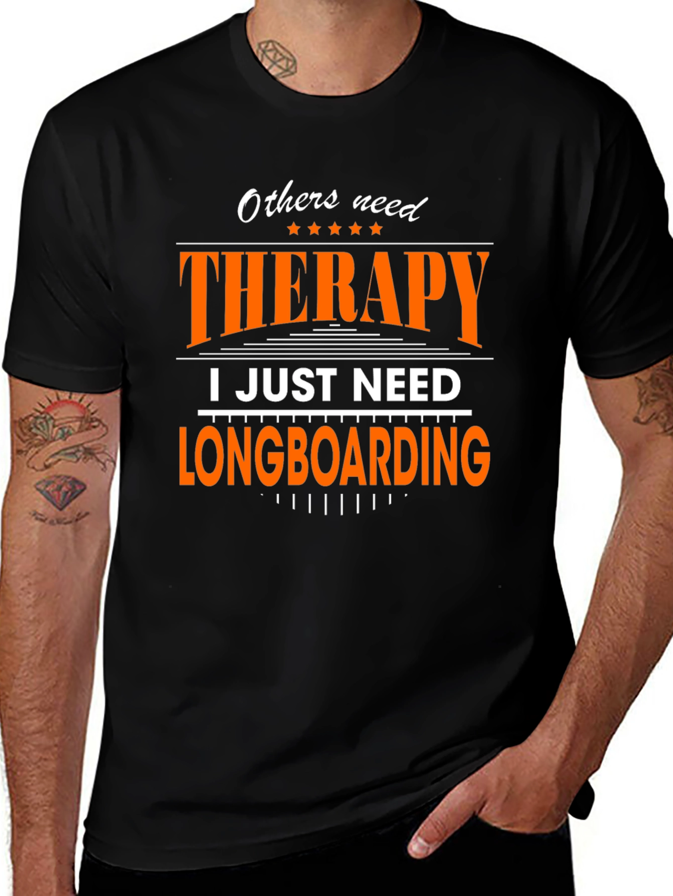 Therapy Longboarding Graphic T-Shirt