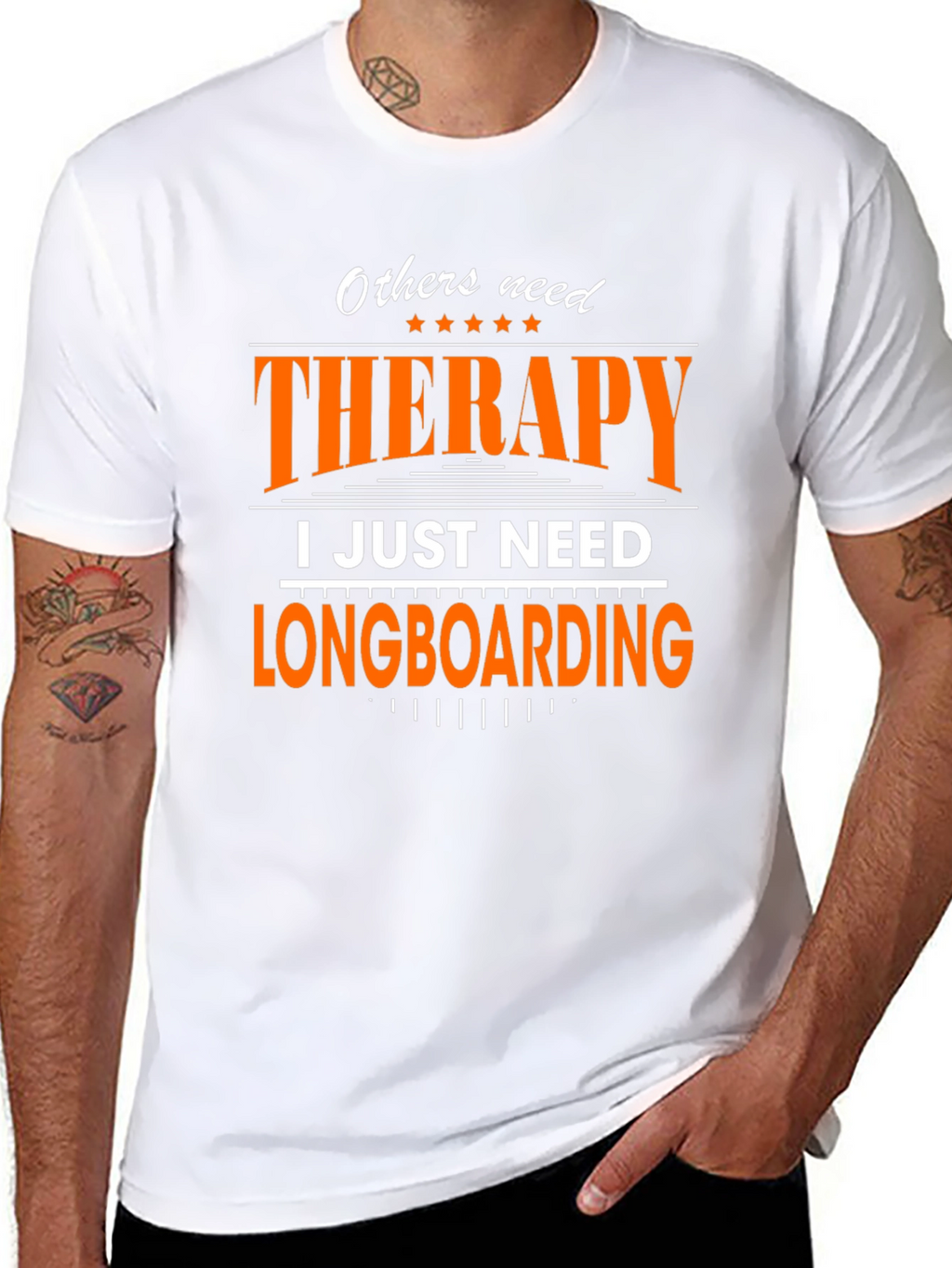 Therapy Longboarding Graphic T-Shirt