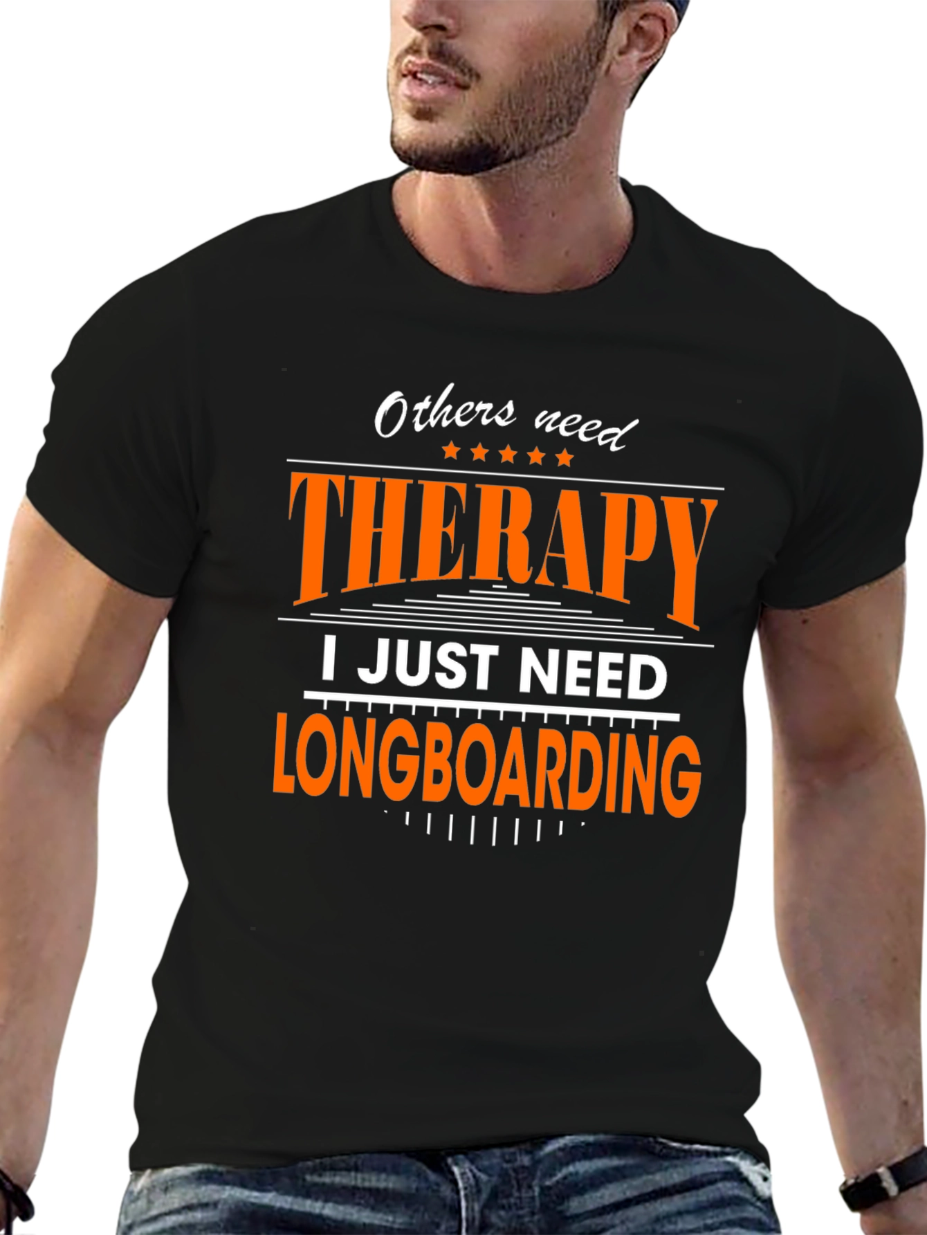 Therapy Longboarding Graphic T-Shirt