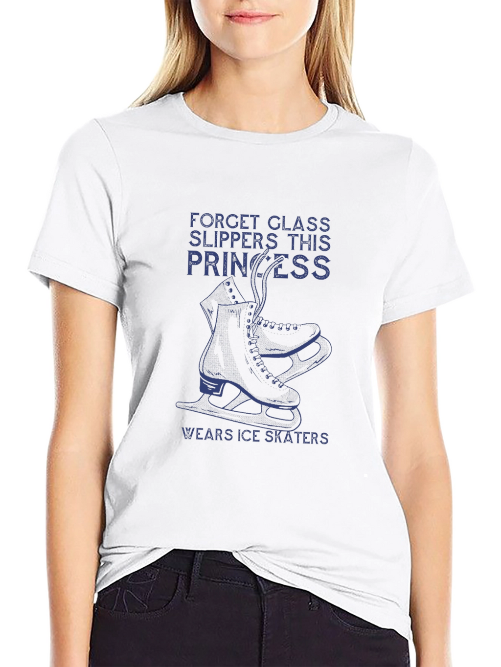 Ice Skater Princess T-Shirt - Novelty Apparel