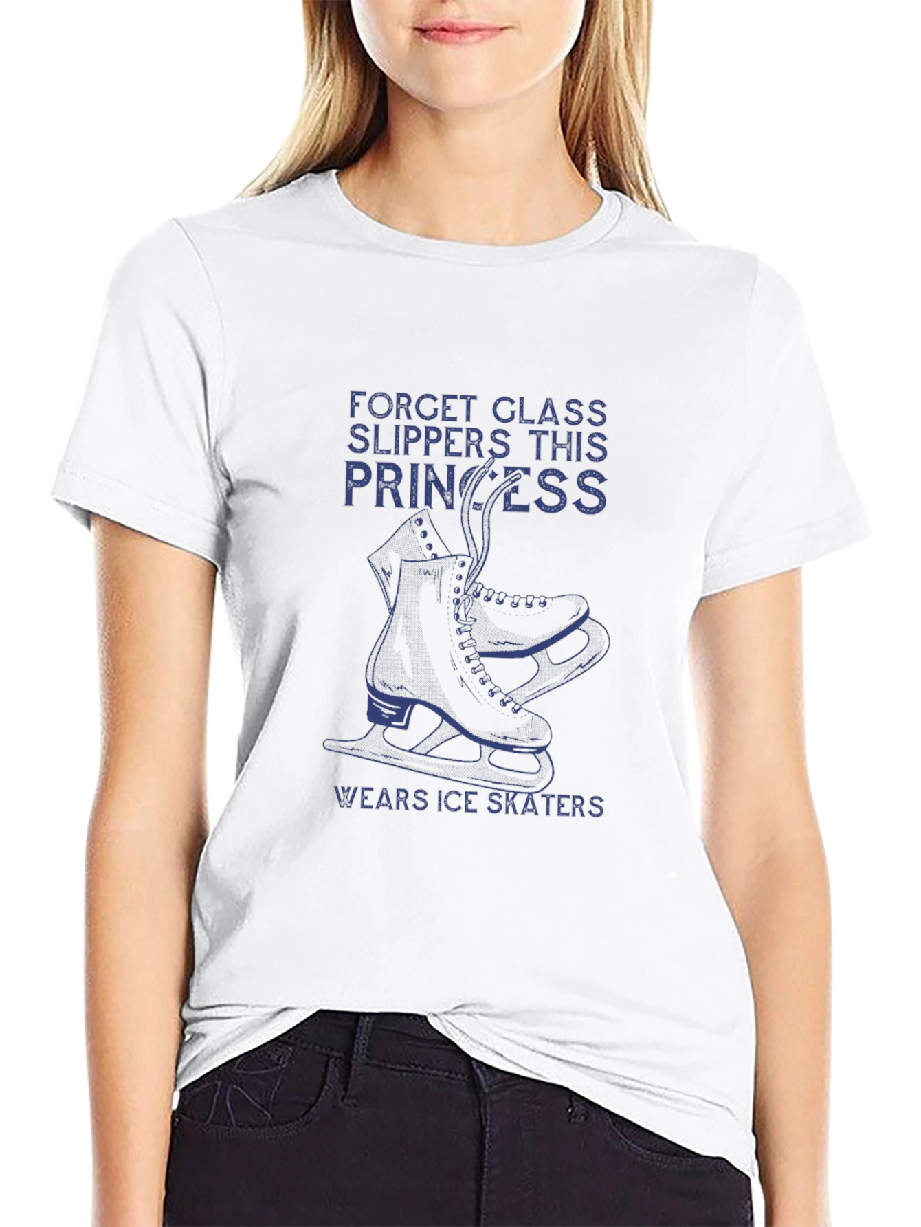 Ice Skater Princess T-Shirt - Novelty Apparel