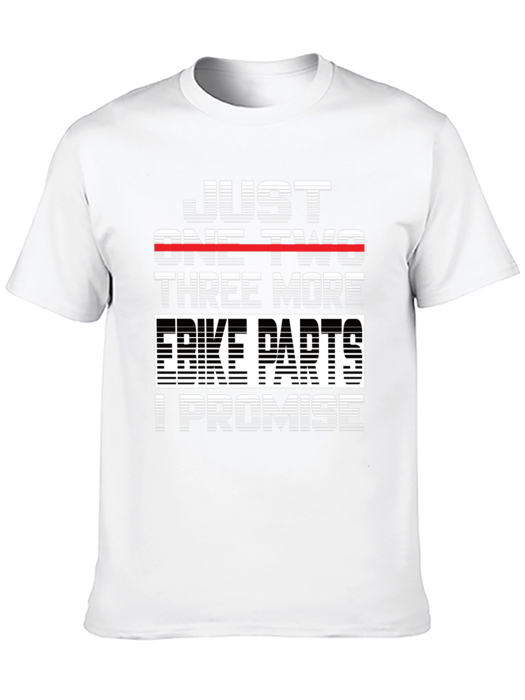 Just One Two Three More Bike Parts T-Shirt