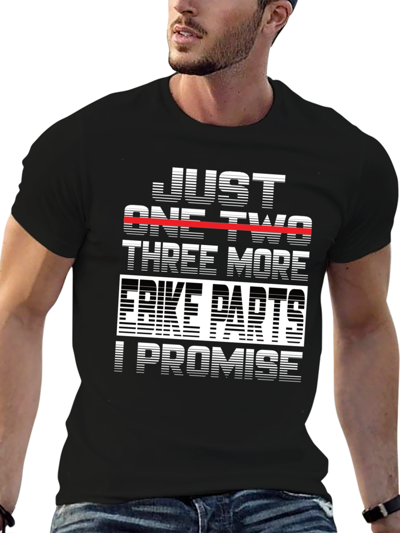 Just One Two Three More Bike Parts T-Shirt