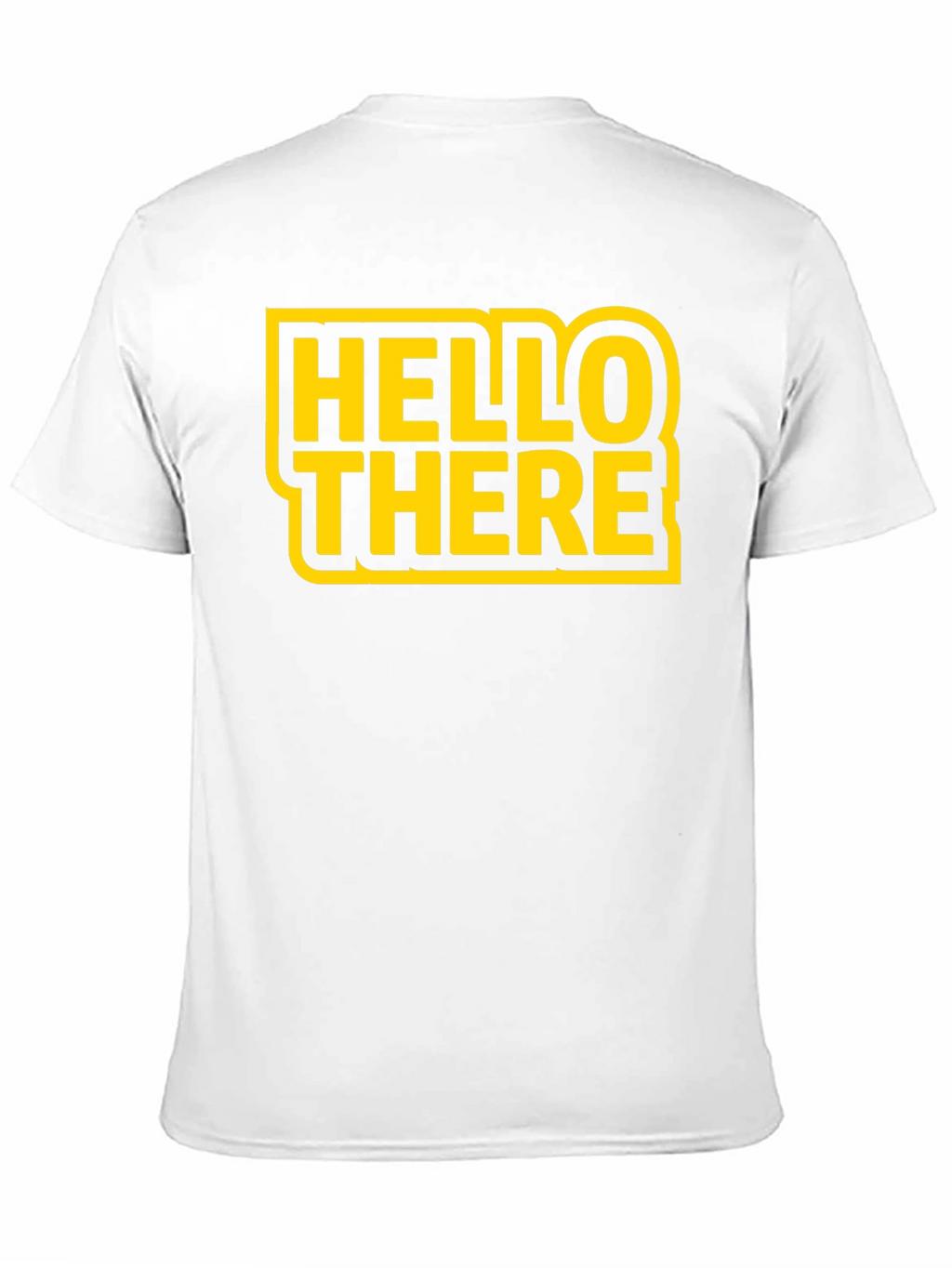 Hello There Black Graphic T-Shirt