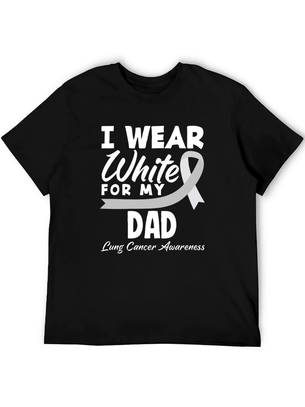 Lung Cancer Awareness Dad T-Shirt