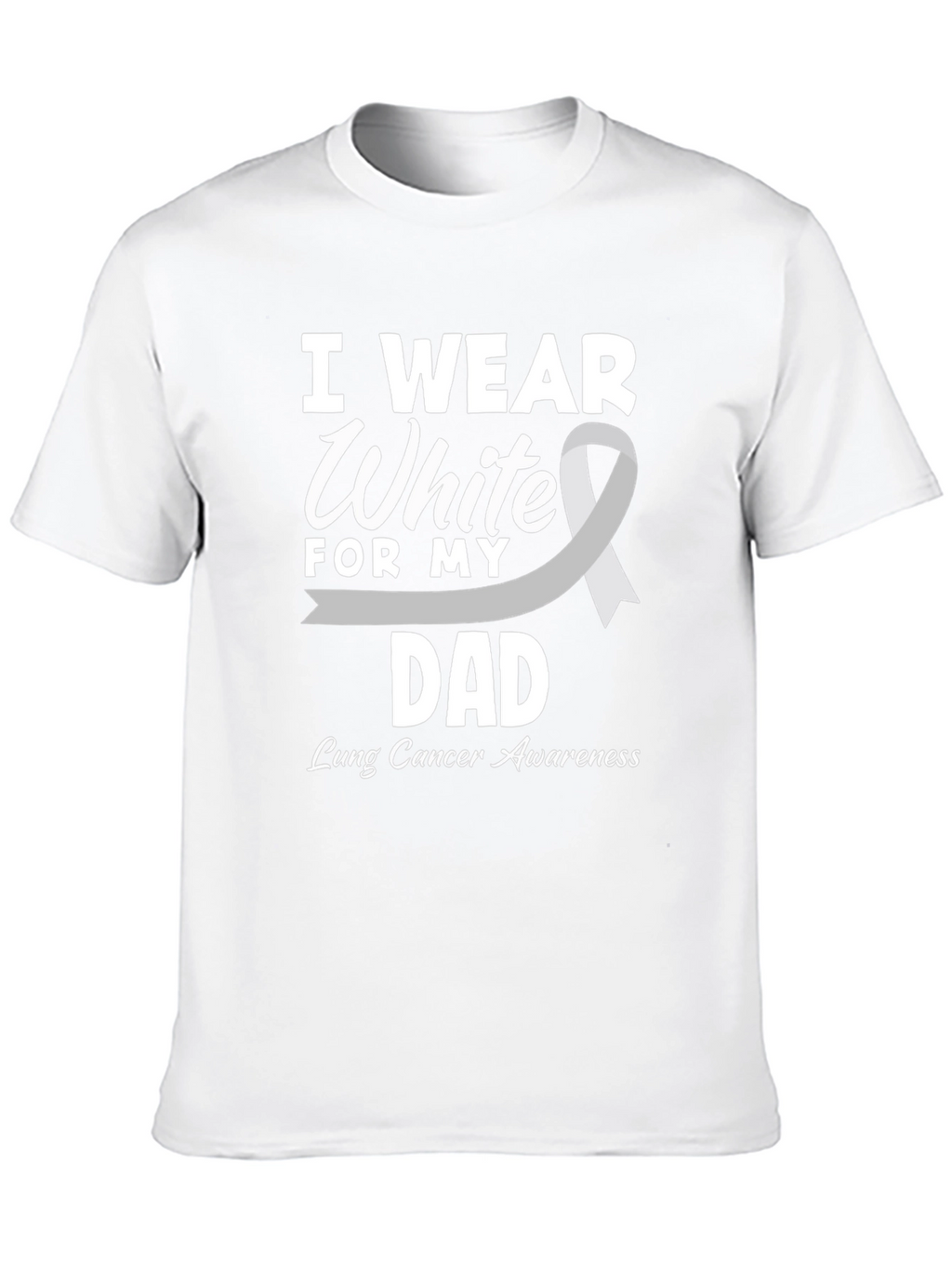 Lung Cancer Awareness Dad T-Shirt