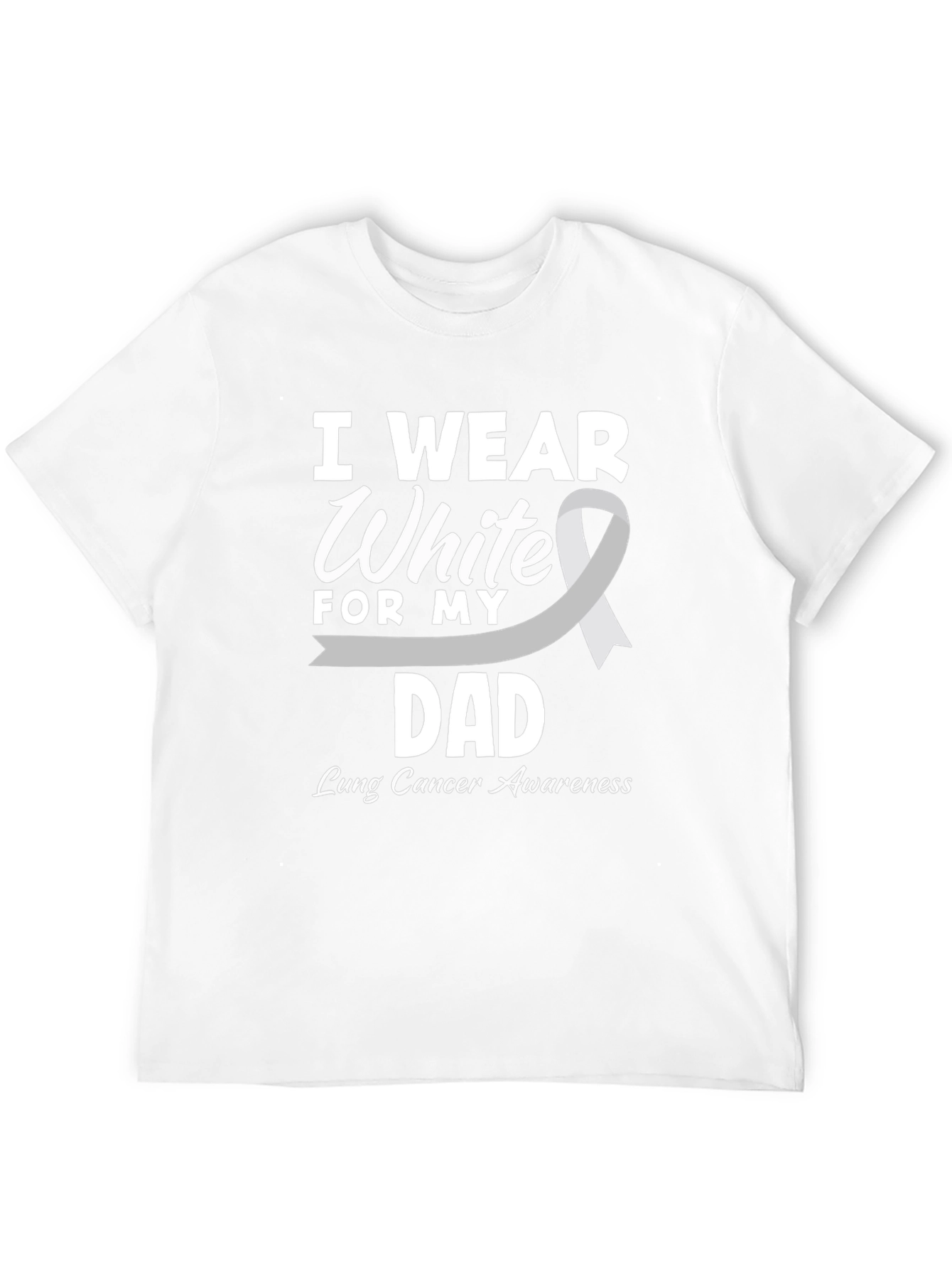 Lung Cancer Awareness Dad T-Shirt