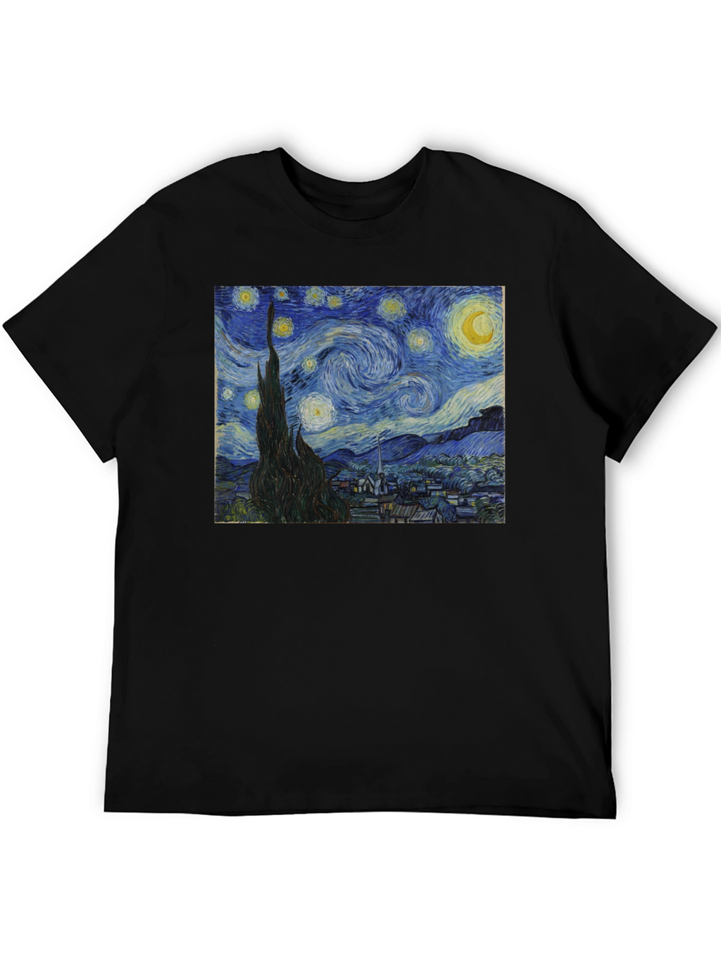 Starry Night Graphic Tee - Art Inspired T-Shirt
