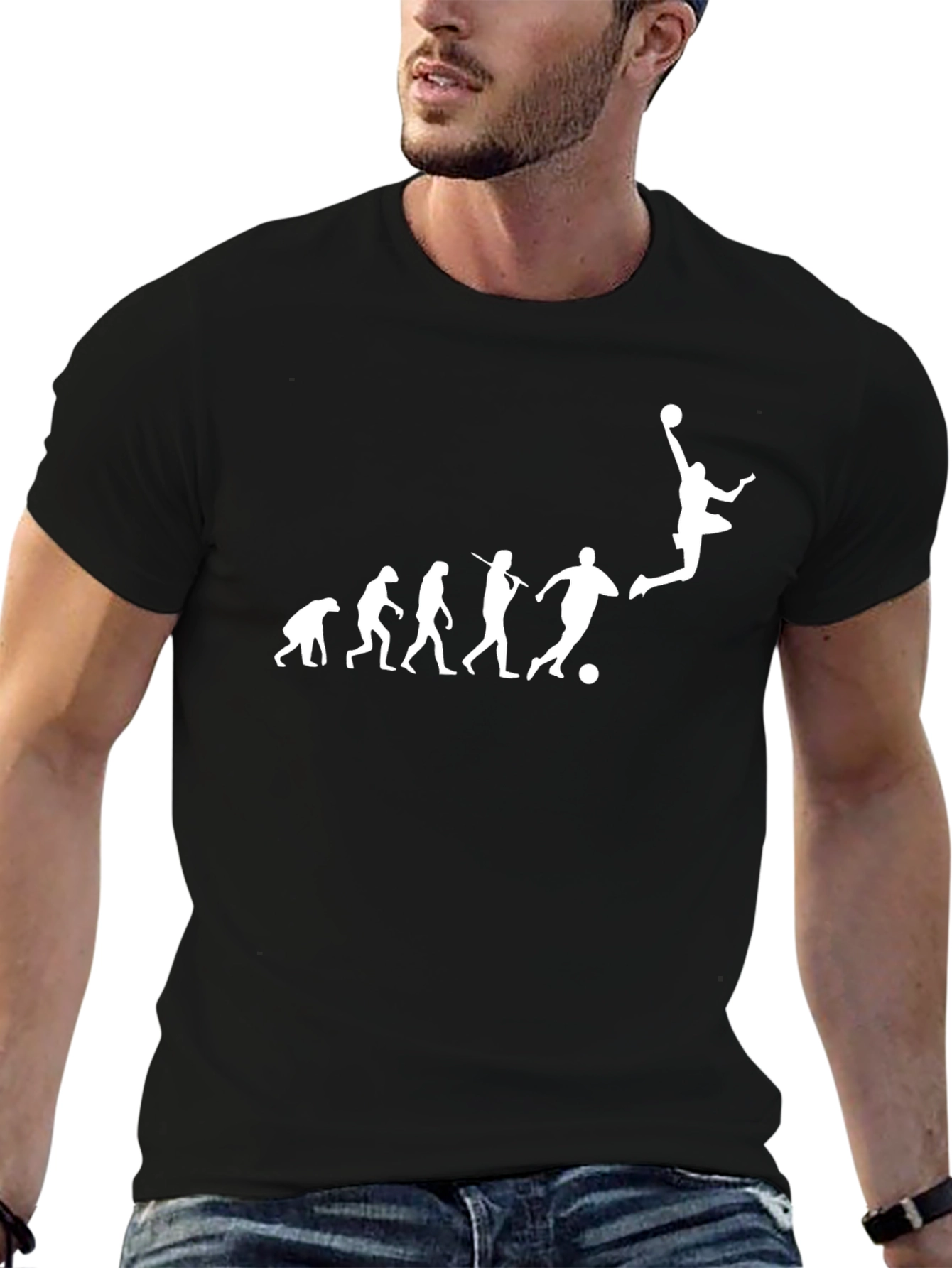Evolution of Sports Funny Graphic T-Shirt