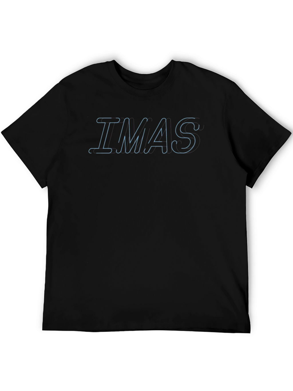 IMAS Graphic Tee - Casual Black T-Shirt