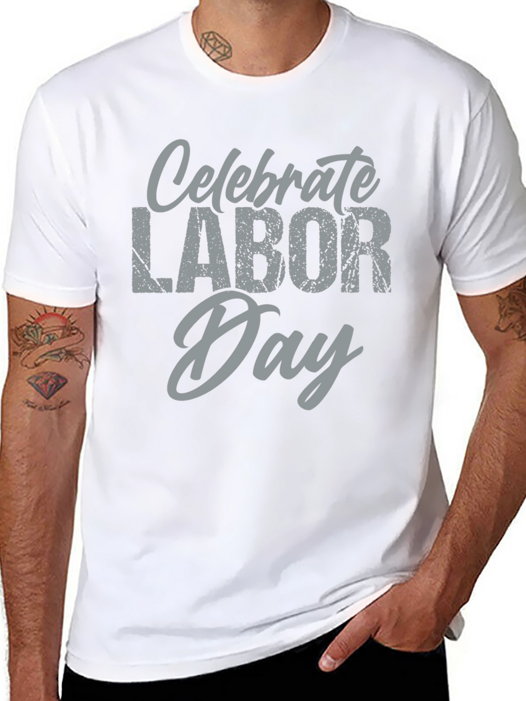 Celebrate Labor Day T-Shirt - Soft Cotton Tee