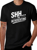 Introverting Black T-Shirt