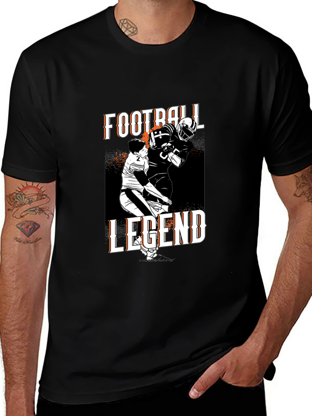 Football Legend Graphic T-Shirt