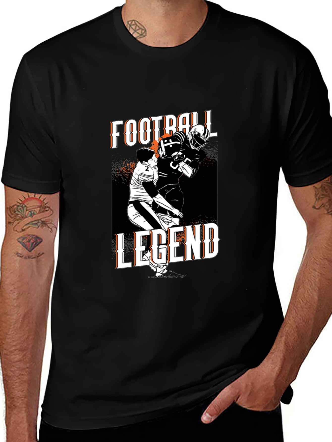 Football Legend Graphic T-Shirt