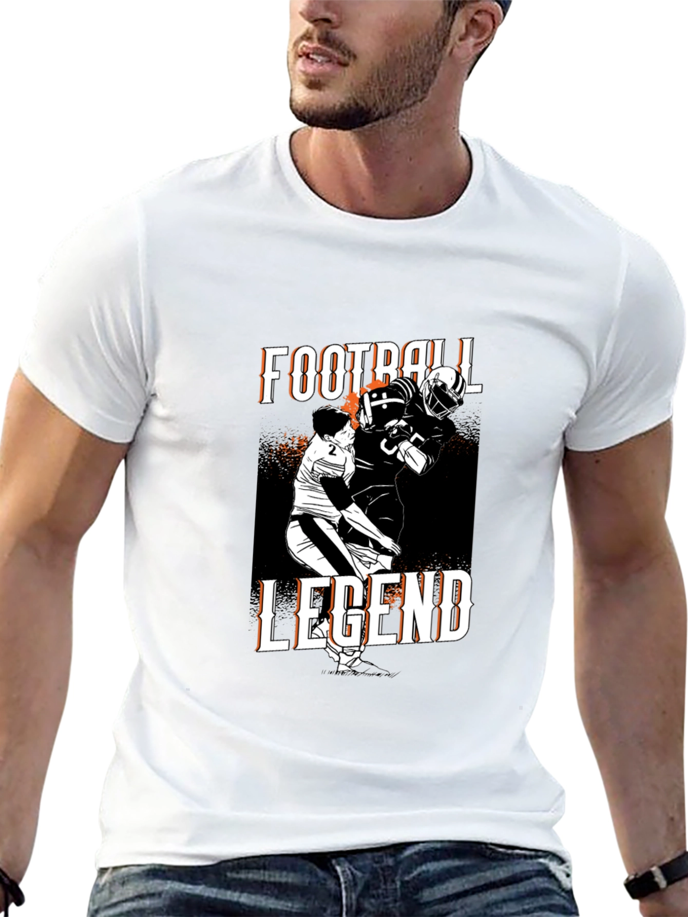 Football Legend Graphic T-Shirt