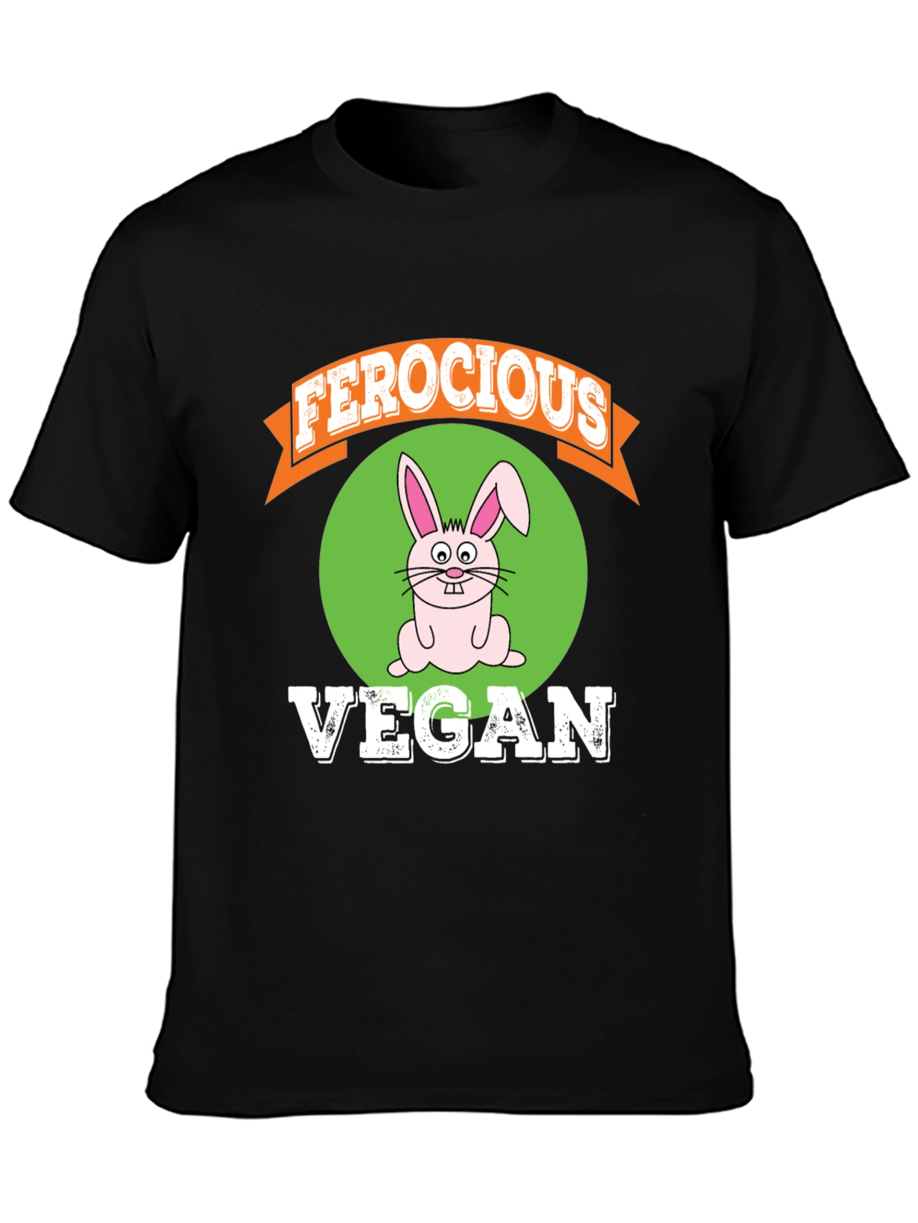 Ferocious Vegan Rabbit Graphic Tee