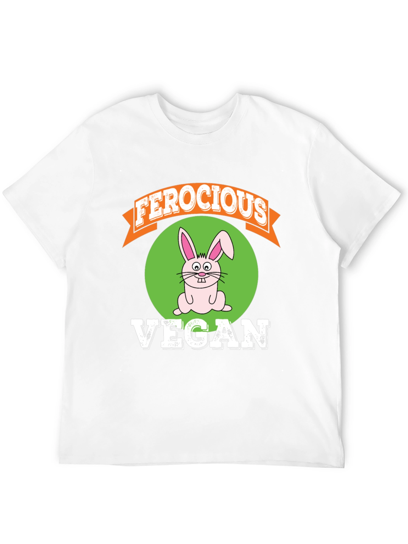 Ferocious Vegan Rabbit Graphic Tee