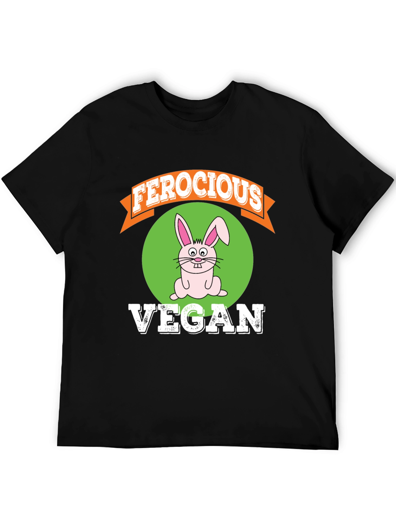 Ferocious Vegan Rabbit Graphic Tee
