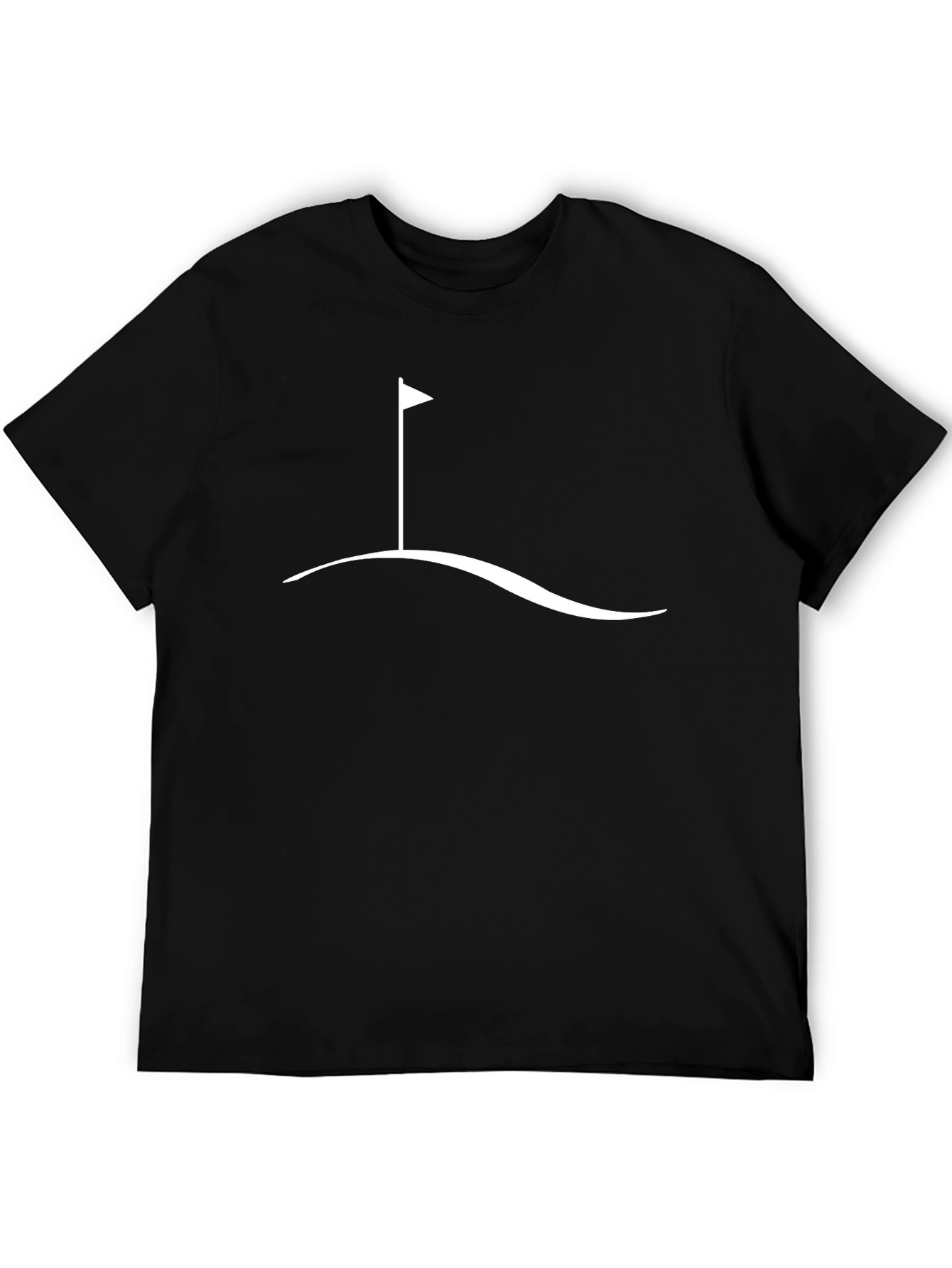 Golf Flag T-Shirt - Minimalist Design