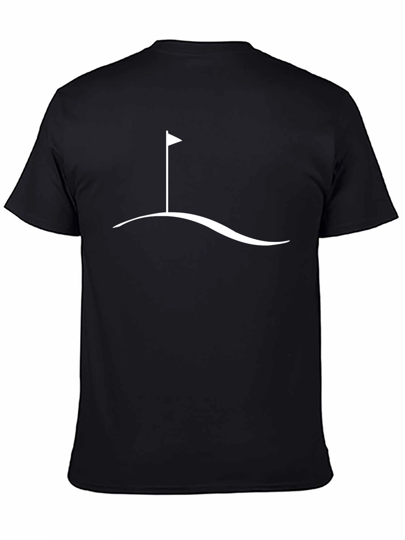 Golf Flag T-Shirt - Minimalist Design