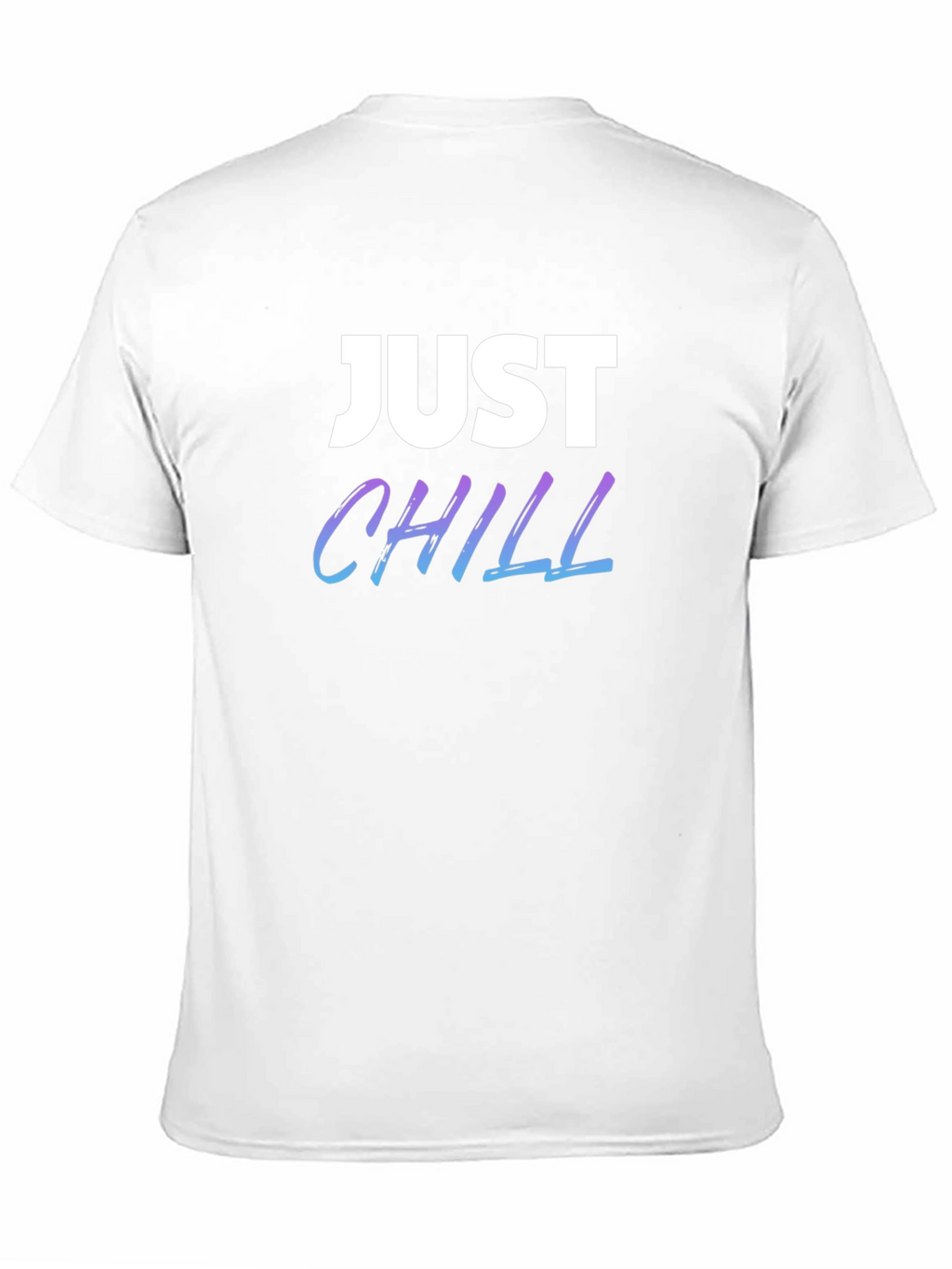 Just Chill Graphic Tee - Black Casual T-Shirt