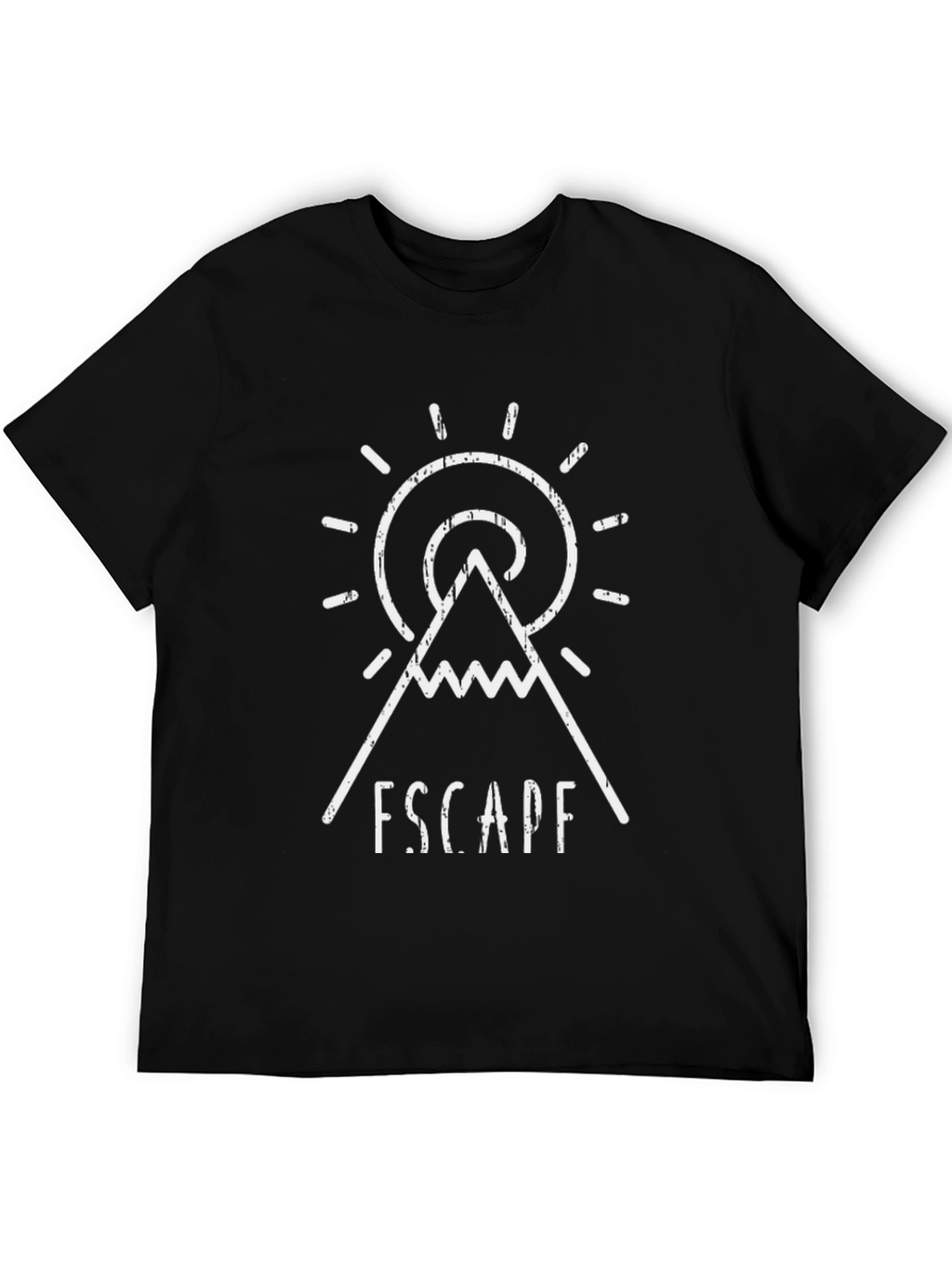 Escape Mountain Graphic Tee - Black