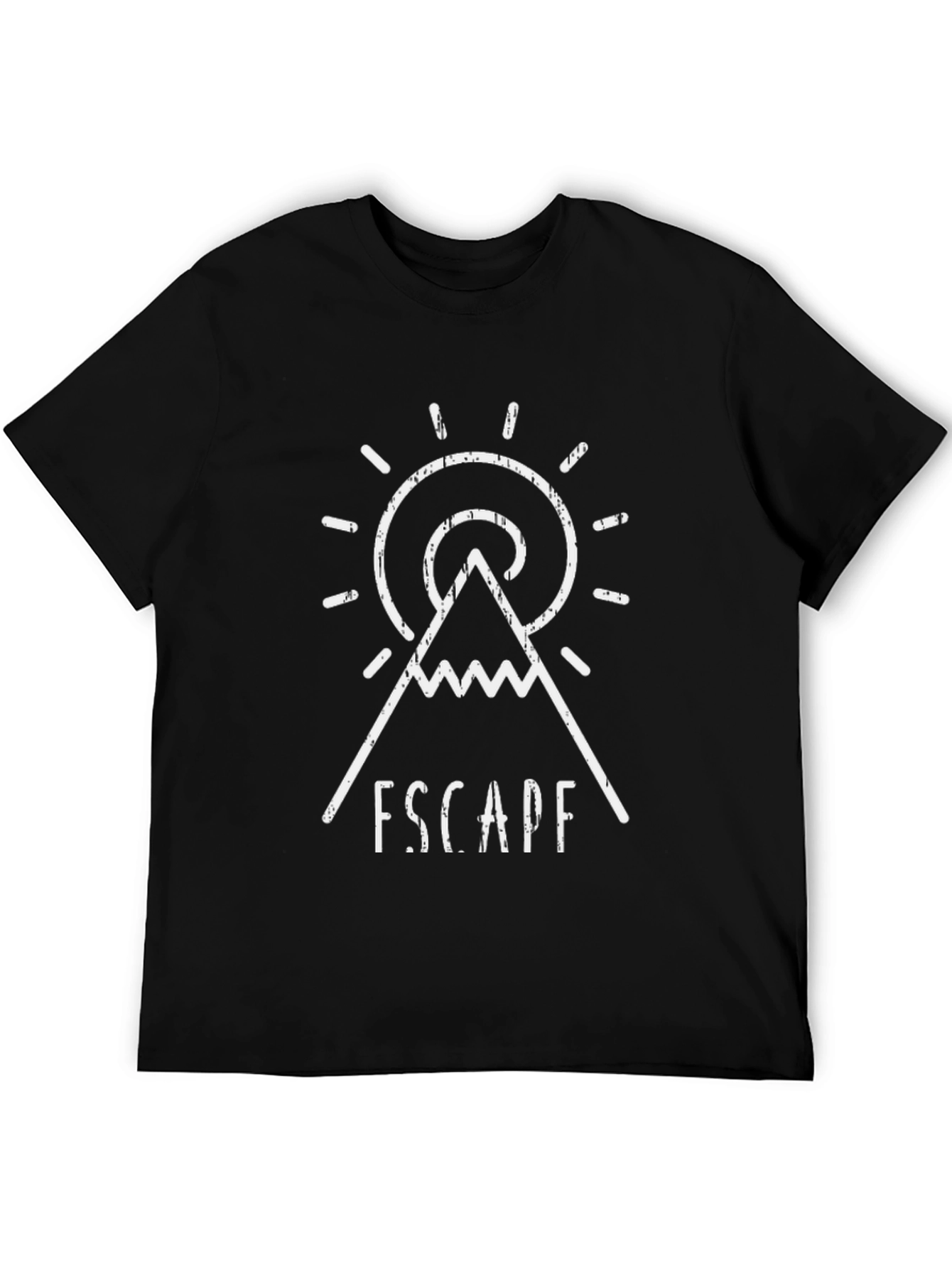 Escape Mountain Graphic Tee - Black