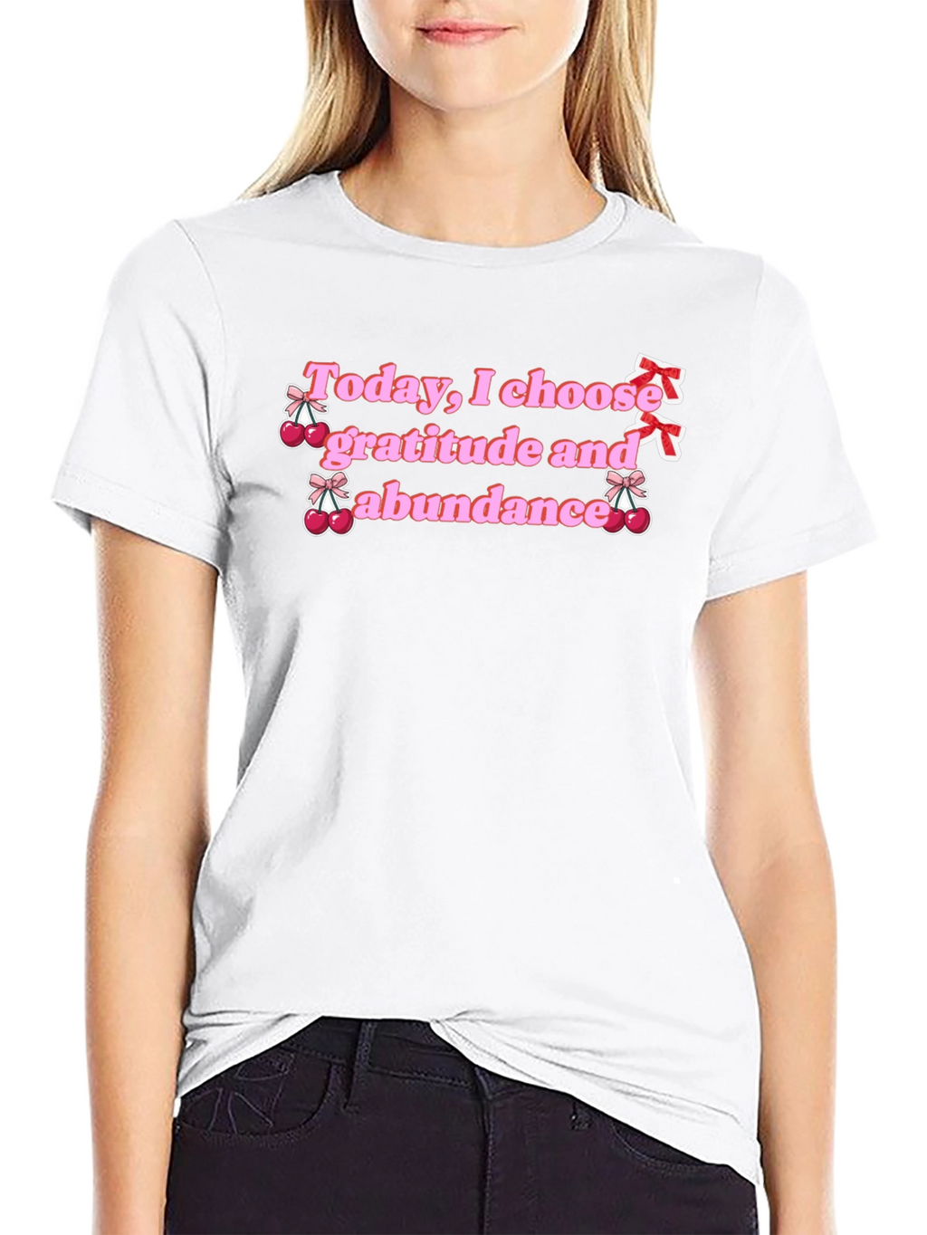 Gratitude & Abundance Graphic Tee - Black