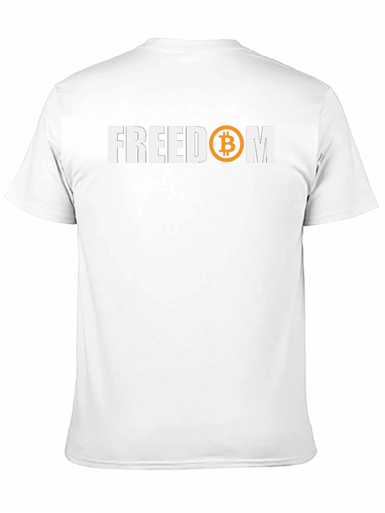 Bitcoin Freedom Black T-Shirt - Crypto Currency Tee
