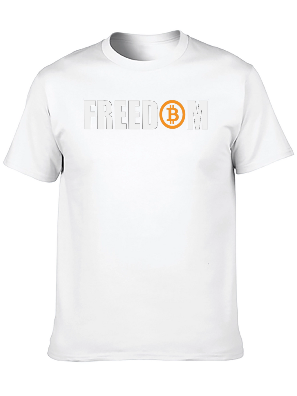 Bitcoin Freedom Black T-Shirt - Crypto Currency Tee