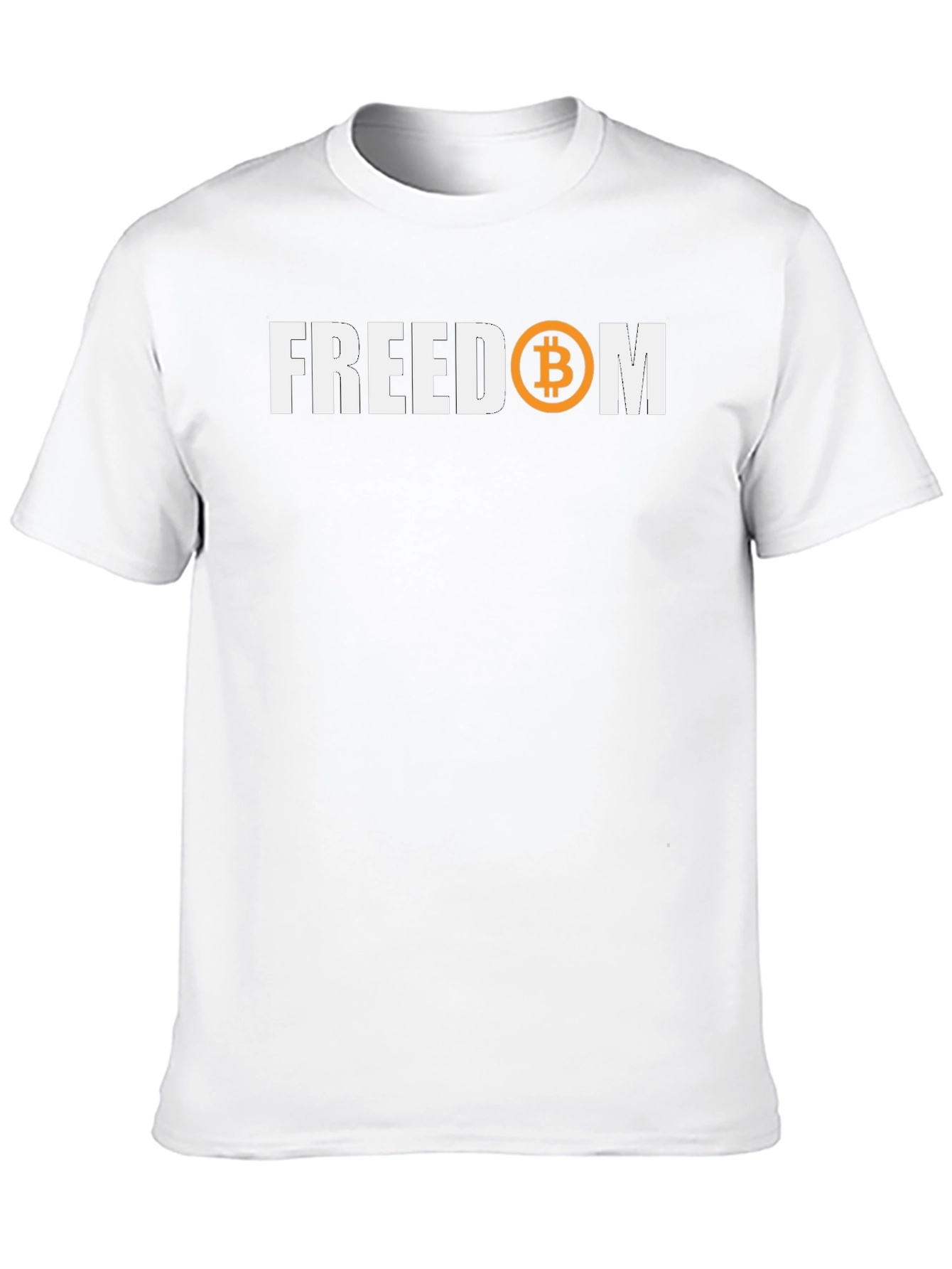 Bitcoin Freedom Black T-Shirt - Crypto Currency Tee