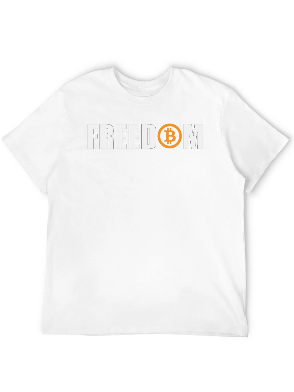 Bitcoin Freedom Black T-Shirt - Crypto Currency Tee