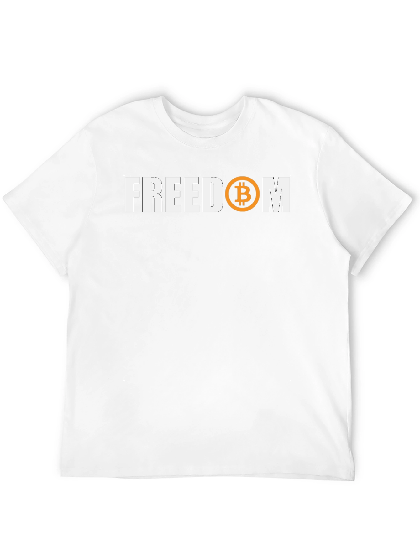 Bitcoin Freedom Black T-Shirt - Crypto Currency Tee
