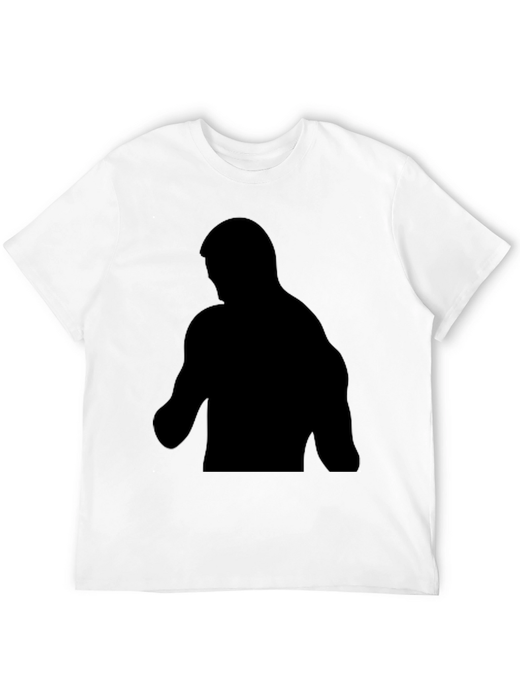 Silhouette Graphic Black Tee