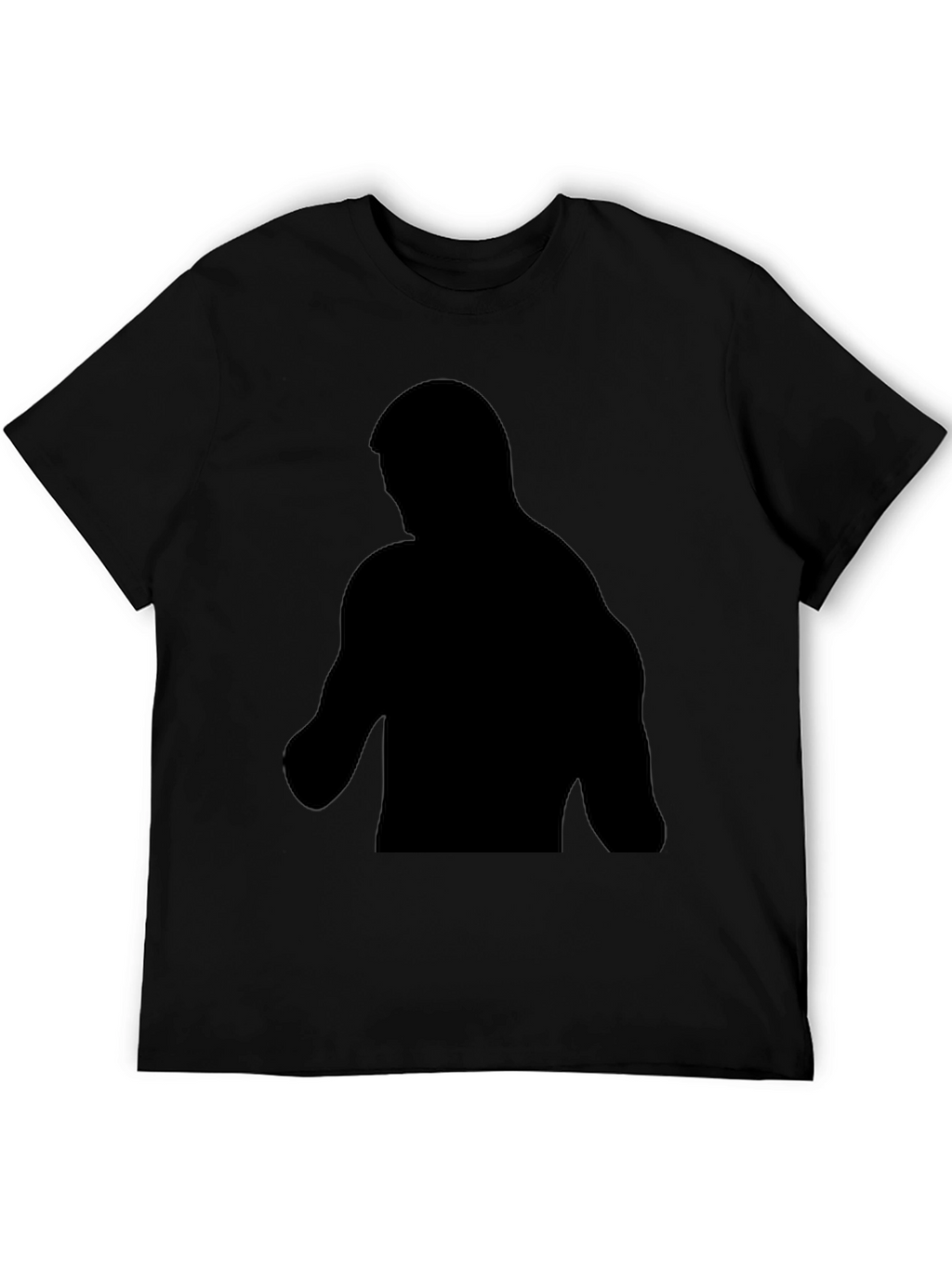 Silhouette Graphic Black Tee