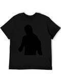 Silhouette Graphic Black Tee