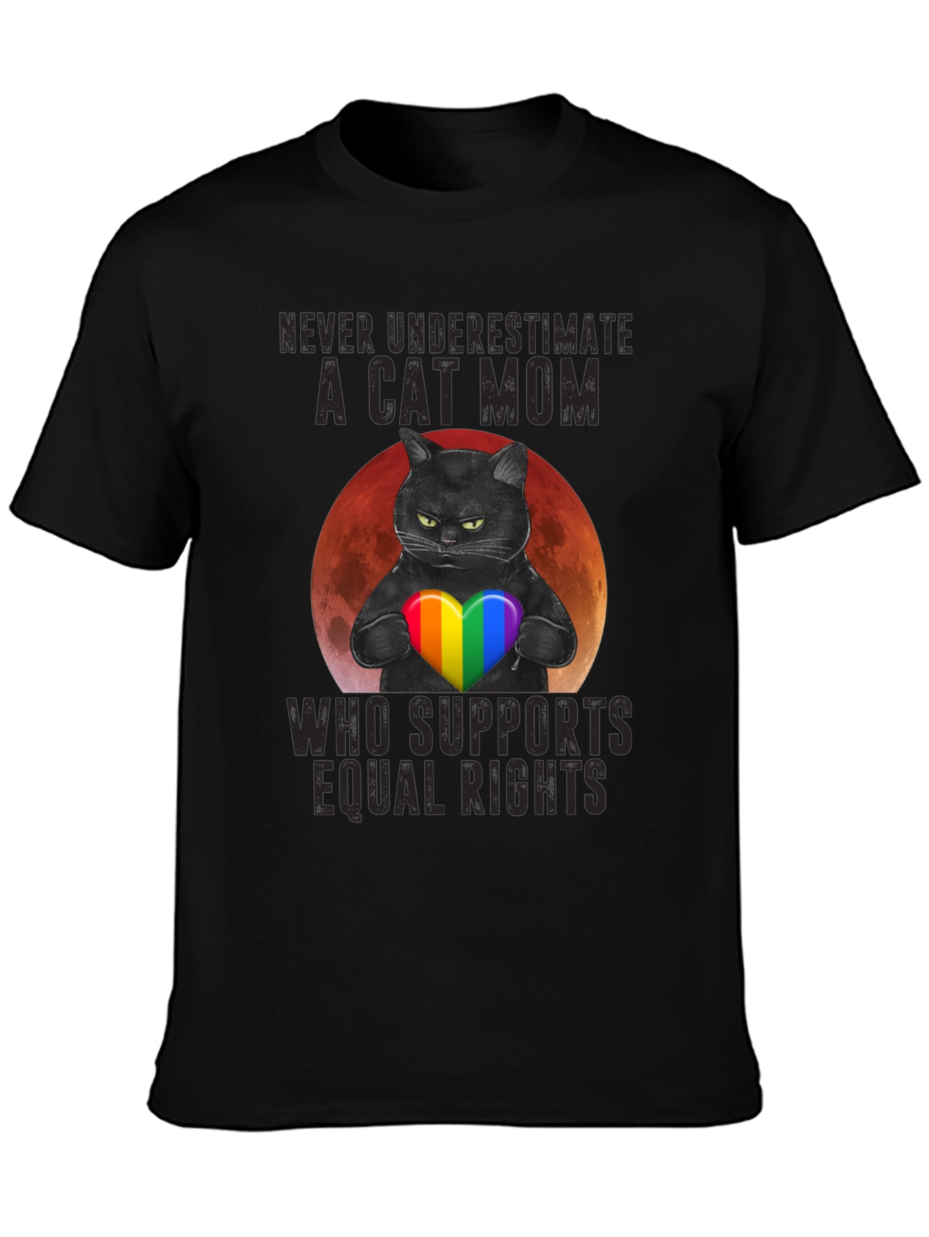 Cat Mom Equal Rights T-Shirt