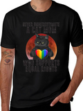Cat Mom Equal Rights T-Shirt