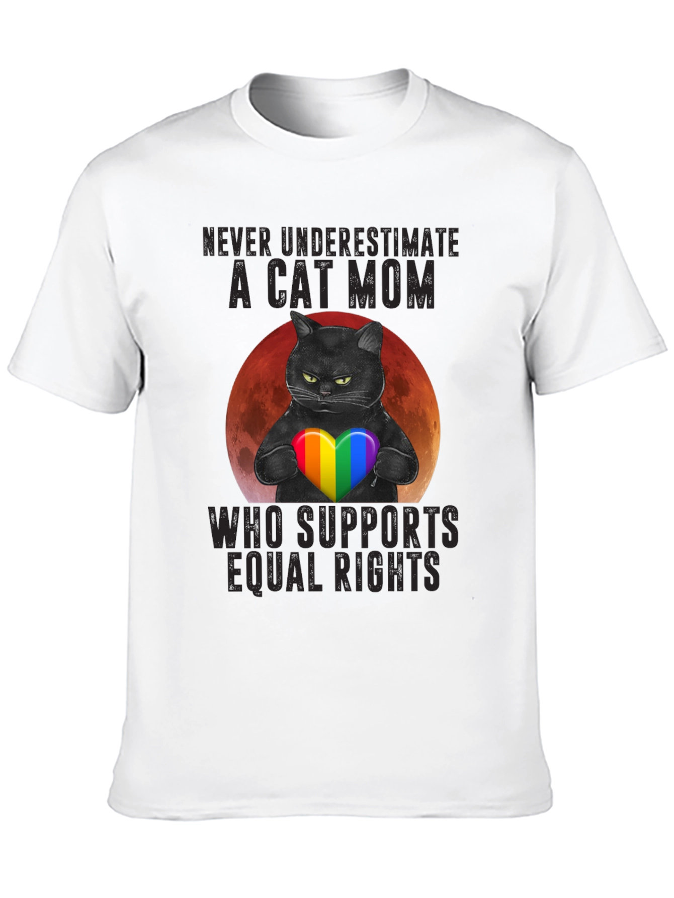 Cat Mom Equal Rights T-Shirt