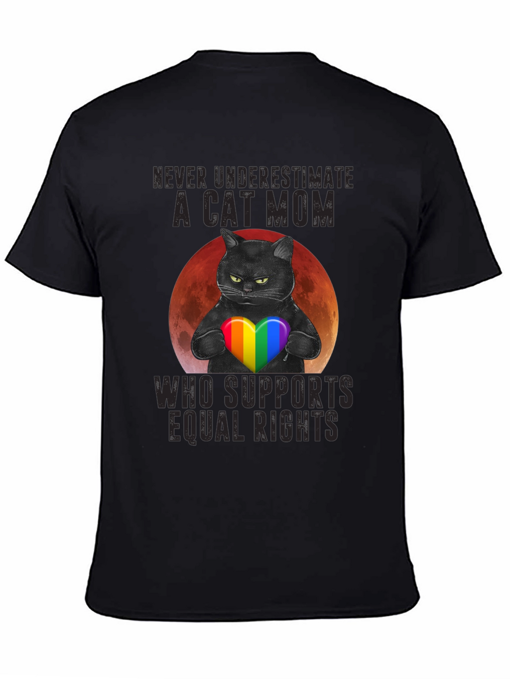 Cat Mom Equal Rights T-Shirt