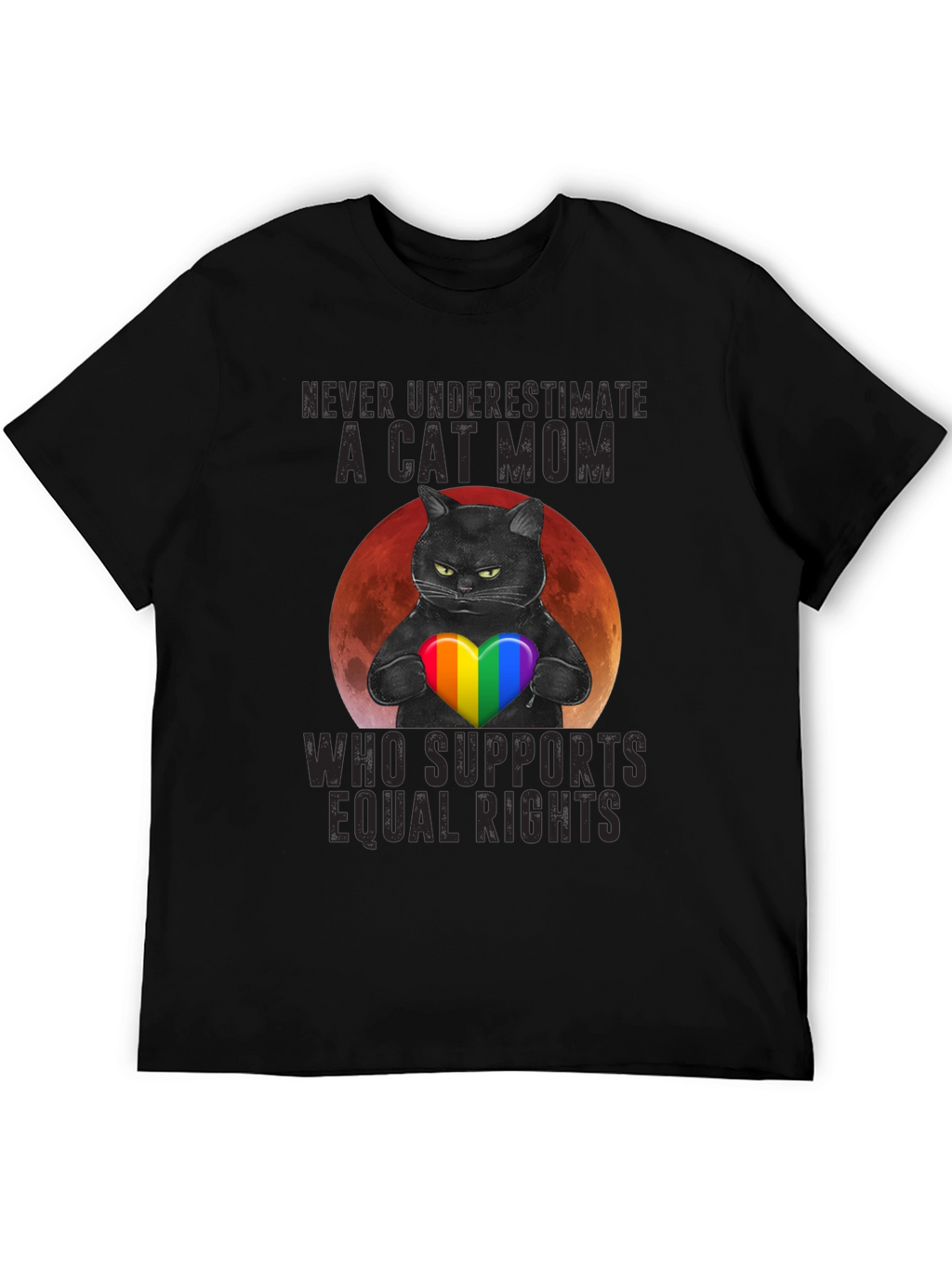 Cat Mom Equal Rights T-Shirt
