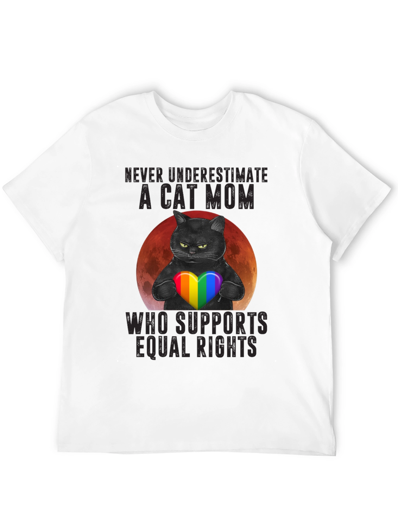 Cat Mom Equal Rights T-Shirt