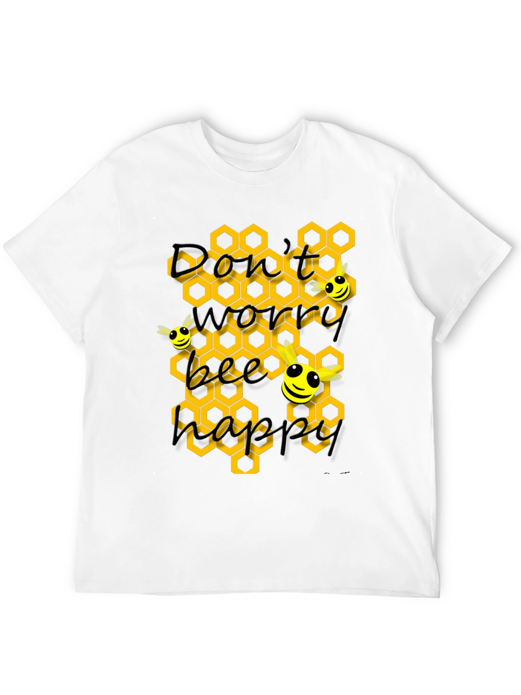 Dont Worry Bee Happy Graphic Tee